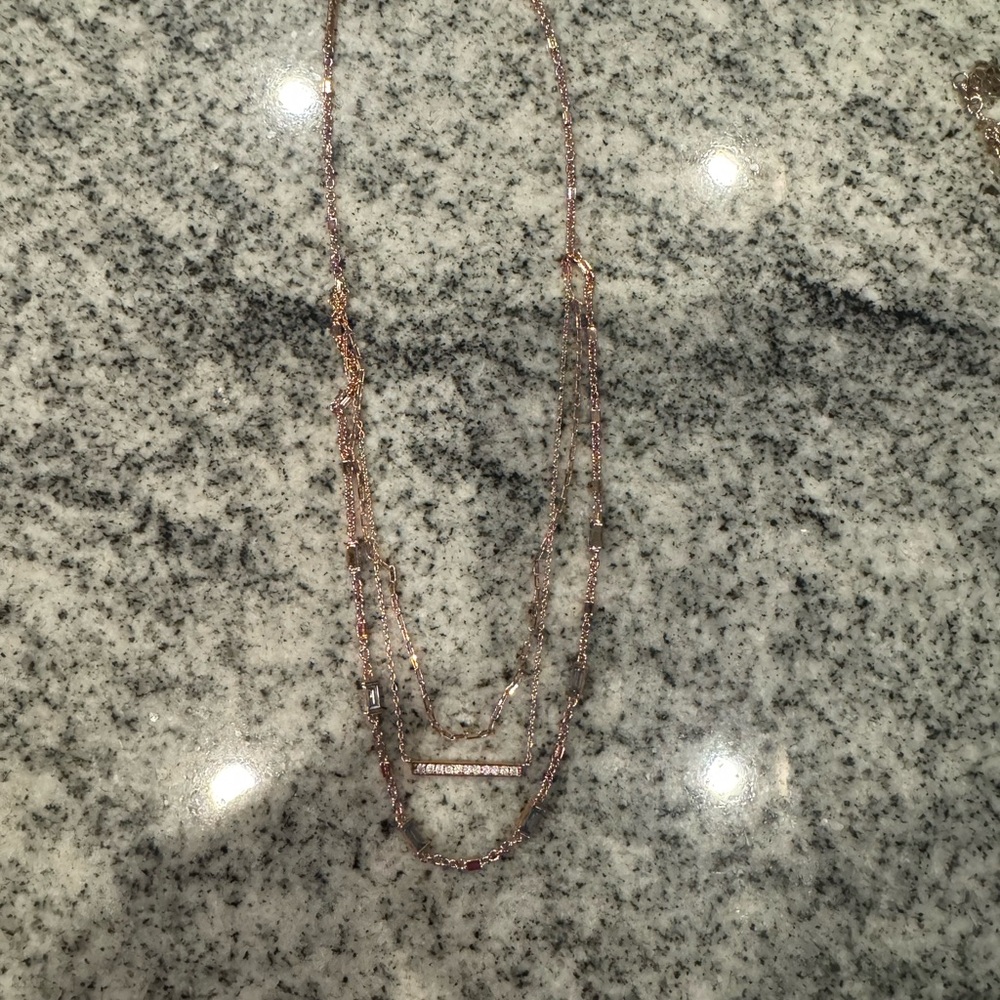 Kendra Scott Addison Multi strand in Rose Gold metal